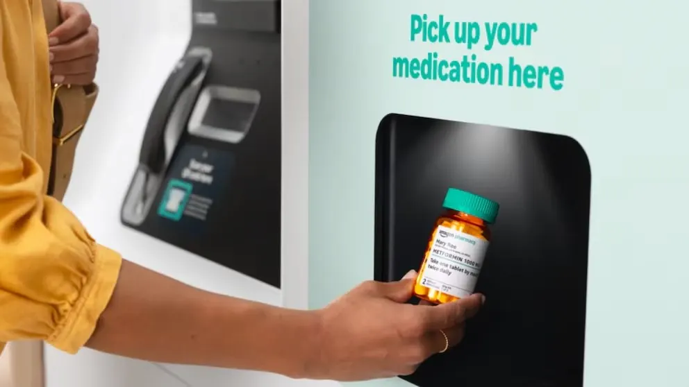 Amazon instalará kioscos de farmacia para entregar medicamentos con receta en clínicas