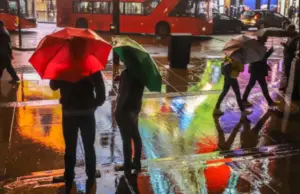 Advertencia meteorológica amarilla por tormentas y granizo en varios departamentos