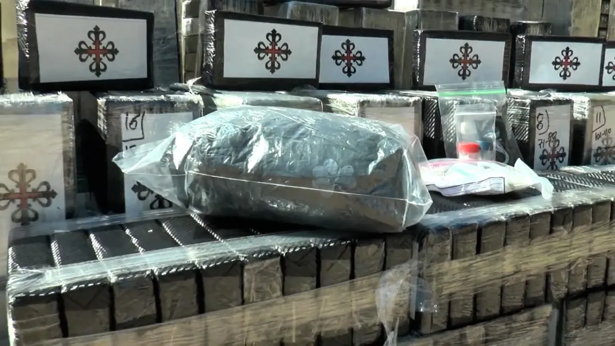 Cocaína incautada en Salto durante la Operación Adamante contra el narcotráfico