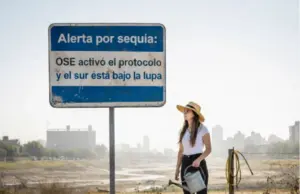 OSE pidió hoy el uso responsable del agua ante las escasas lluvias