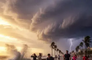 El pronóstico del tiempo anuncia lluvias y una fuerte baja de temperatura