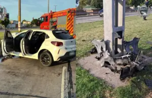 Luto en los accesos por siniestro de tránsito en Montevideo este domingo