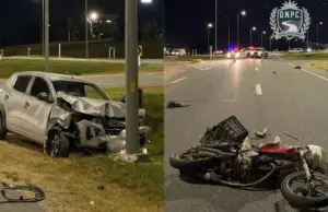 Un motociclista de 57 años fallece tras accidente fatal en Montevideo