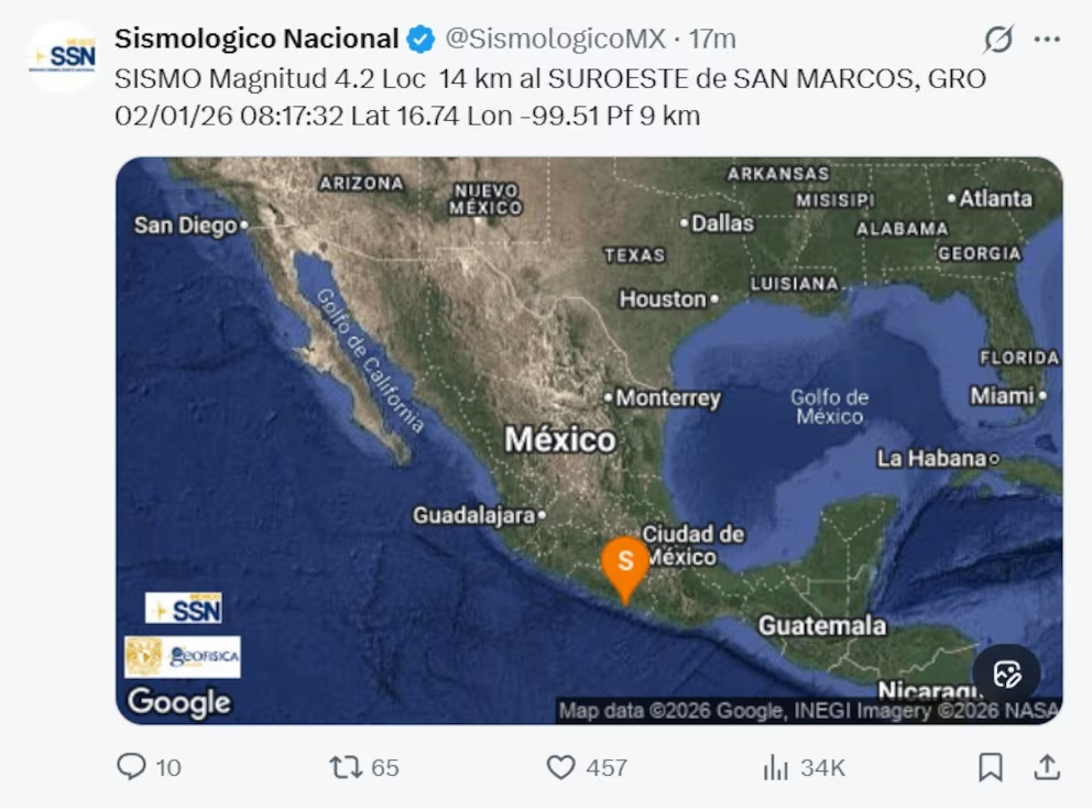 Deslaves en rutas por el sismo en México hoy