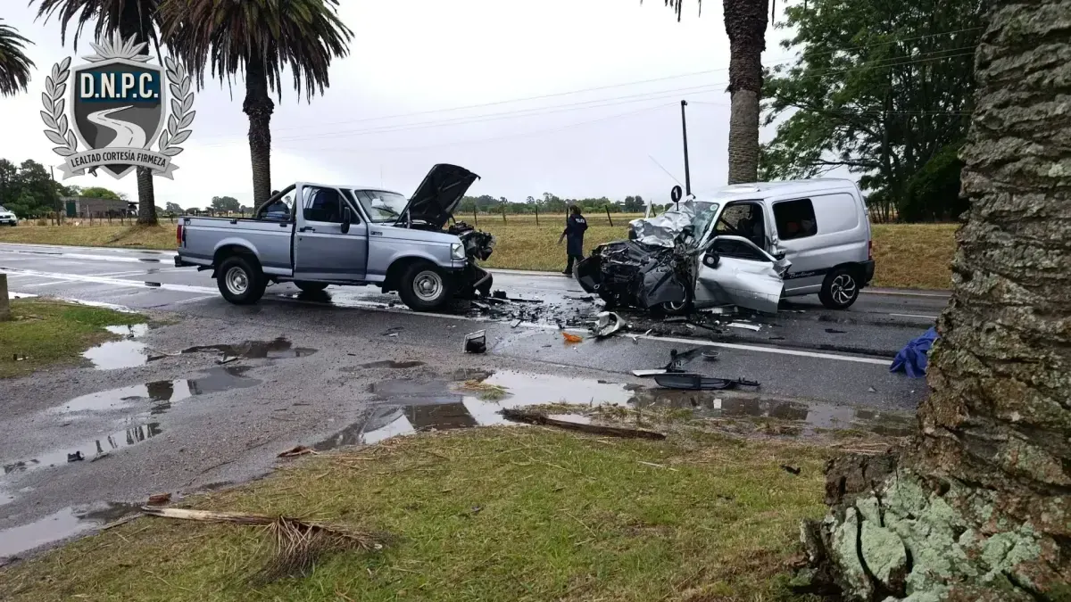 Choque frontal y tragedia en Colonia