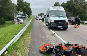 Tragedia en Ruta 9: muere un joven motociclista de 20 años y la Policía investiga el siniestro
