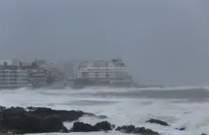 Impactante granizada y alerta naranja: el temporal en el este no da tregua