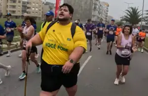 La increíble historia de Júlio Mamute: el hombre que bajó 100 kilos y hoy es embajador del maratón de Europa