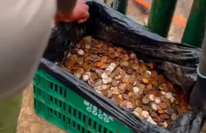 El «tesoro» de la inconsciencia: retiran 400 kilos de monedas del fondo de las Cataratas del Iguazú