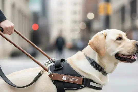 Perros guía: el test genético que podría mejorar el éxito del entrenamiento