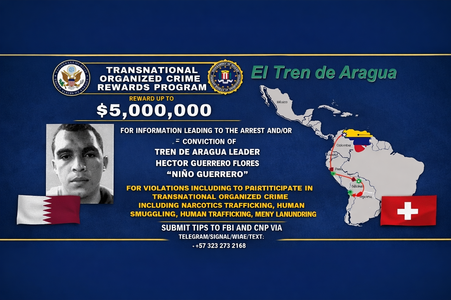 Héctor ‘Niño Guerrero’, era objetivo del Departamento de Estado de EE. UU. y agencias internacionales