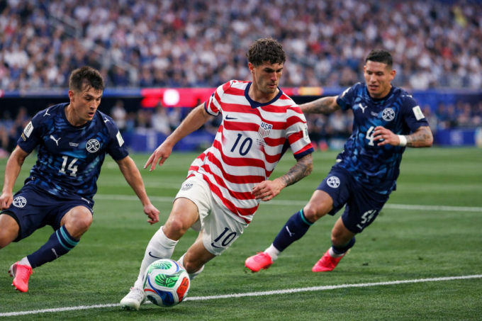El encuentro disputado entre Estados Unidos y Paraguay en el SoFi Stadium