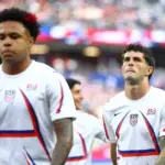 Soccer Football - FIFA World Cup 2026 - Group D - United States v Paraguay - Los Angeles Stadium, Inglewood, California, U.S. - June 12, 2026 Christian Pulisic of the U.S. during the warm up before the match REUTERS/Lisi Niesner