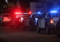 Cinta de seguridad policial en el establecimiento rural donde ocurrió el femicidio en Puntas de Quebracho.