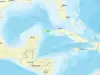 Tensión en el Caribe: un sismo de magnitud 6.1 sacudió el oeste de Cuba Mapa geográfico mostrando el epicentro del sismo frente a Pinar del Río, Cuba