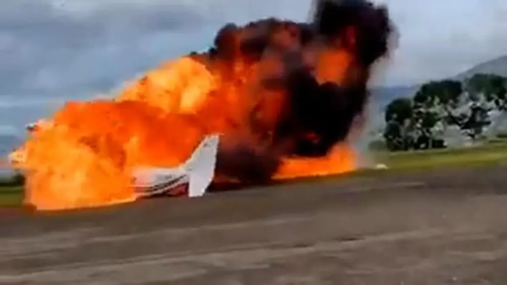 Dos colombianos murieron tras la caída de una avioneta interceptada por militares venezolanos