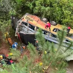 Accidente en Misiones Argentina: un siniestro vial que reaviva la preocupación por la Ruta 14 4 Rescate de víctimas tras accidente en Misiones Argentina, colectivo de Sol del Norte caído al arroyo Yazá.