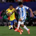 Argentina vs Colombia en el Estadio Nacional de Santiago