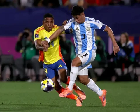 Argentina vs Colombia en el Estadio Nacional de Santiago