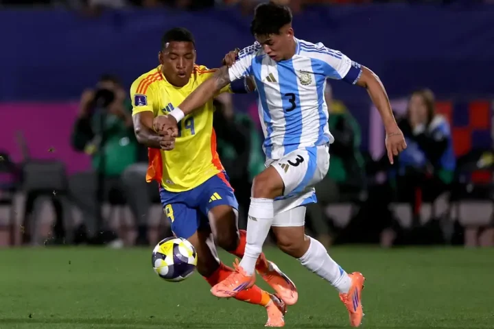 Argentina vs Colombia en el Estadio Nacional de Santiago