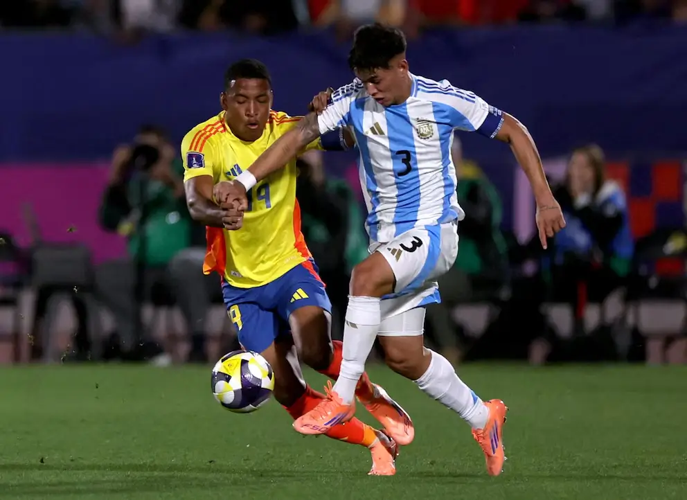 Argentina vs Colombia en el Estadio Nacional de Santiago