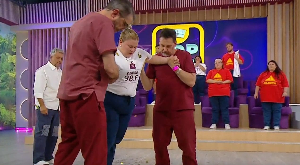 Tensión en Cuestión de Peso: Denise Álvarez sufrió una descompensación al aire