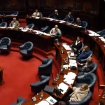 Ley de eutanasia Uruguay: sesión del Senado durante la votación