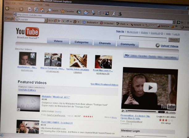 YouTube 停机期间 Downdetector 上的事件图表
