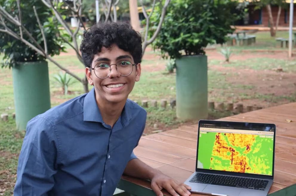 Inteligencia artificial: un joven brasileño gana el Earth Prize con una idea ecológica