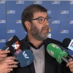 Fernando Pereira: “El presidente Orsi no se deja arrastrar por nadie” 4 Fernando Pereira durante la conferencia sobre el caso Cardama Uruguay y la posición del Frente Amplio.