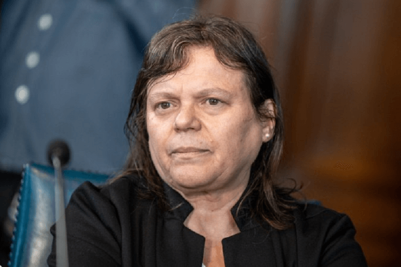 Fiscal Mónica Ferrero durante una actividad institucional, tras el atentado que investiga el Ministerio del Interior