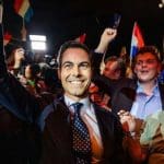 Rob Jetten y Geert Wilders tras los resultados de las elecciones legislativas en Países Bajos