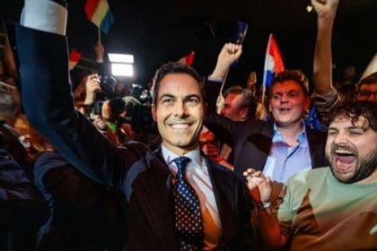 Rob Jetten y Geert Wilders tras los resultados de las elecciones legislativas en Países Bajos