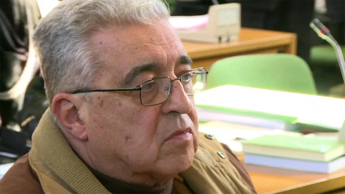 Tribunale penale di Roma durante la lettura della sentenza che condanna Jorge Néstor Tróccoli all&#39;ergastolo per crimini di guerra.