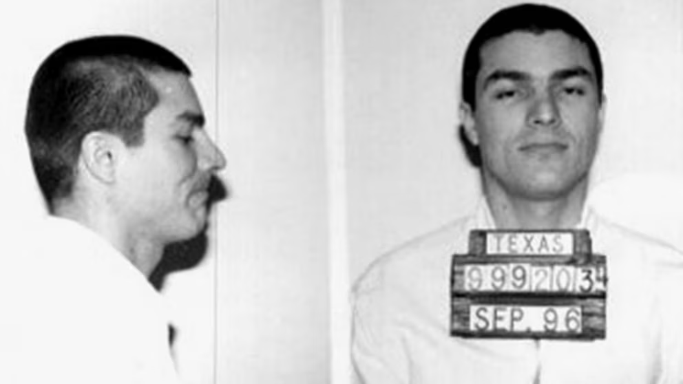 Víctor Saldaño, ficha policial en Texas (1996), corredor de la muerte