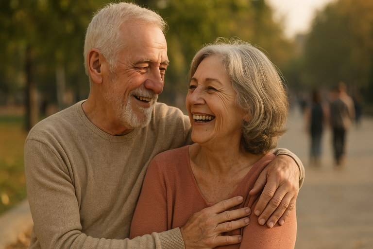 Personas mayores en Uruguay redescubriendo vínculos y afecto en la etapa del amor tardío