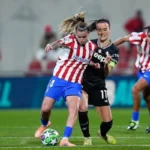 Derrota del Atlético de Madrid ante Juventus en la Liga de Campeones Femenina, con gol de Sarriegi y remontada visitante.