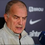 Marcelo Bielsa en conferencia de prensa tras derrota de Uruguay ante Estados Unidos