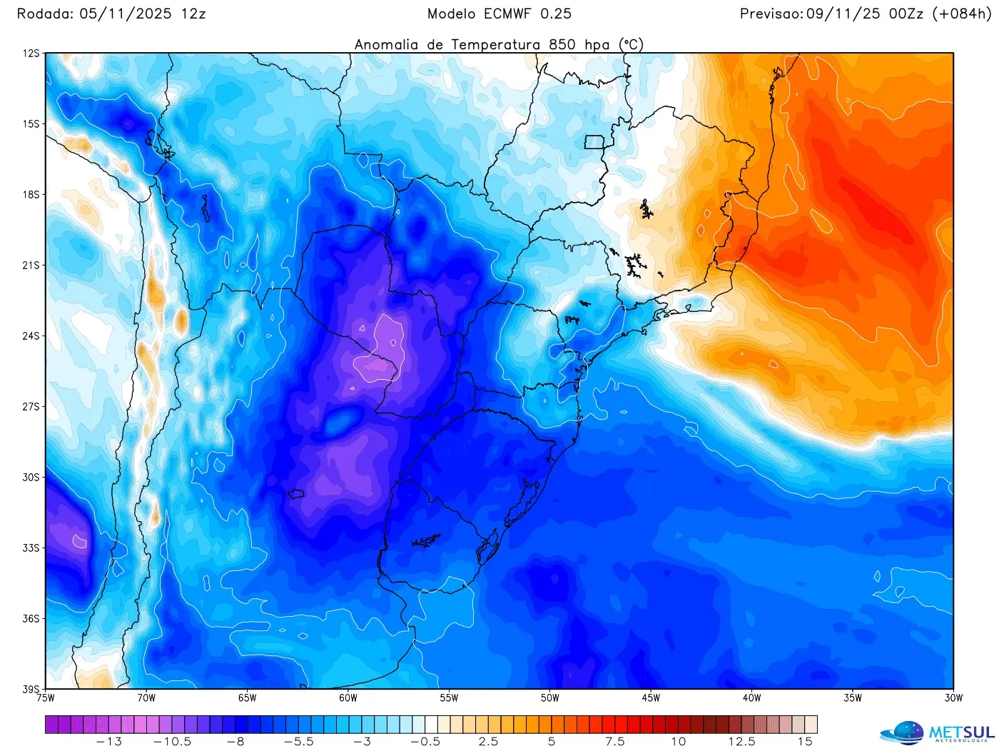 Lluvias en Uruguay afectan Montevideo y el norte del país con intensas precipitaciones y cielos cubiertos durante todo el día.