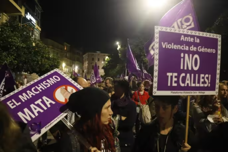 Violencia machista en Andalucía reflejada en marchas del 25N en varias provincias