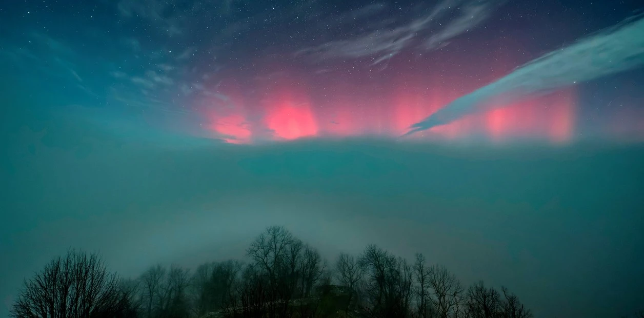 tormenta geomagnética provoca espectáculo natural sobre norteamérica