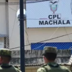 Masacre en la carcel de machala:vista aérea de la cárcel de Machala tras la masacre en Ecuador