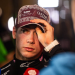 Franco Colapinto acelerando en Abu Dhabi durante la primera práctica libre con Alpine.