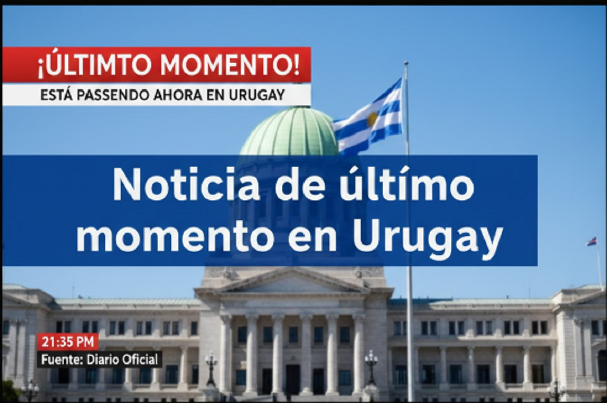 Noticia de último momento en Uruguay ficticia