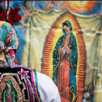 Imagen histórica de la aparición de la Virgen de Guadalupe