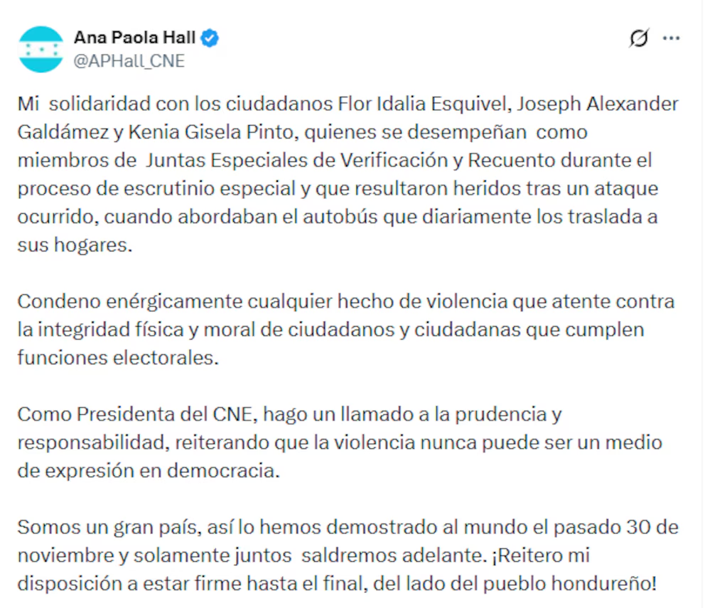 Centro Logístico de las elecciones en Honduras