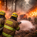 Incendio forestal en Uruguay - Melilla