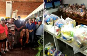 Carlos Albisu lidera la primera entrega histórica de canastas para los cuidacoches