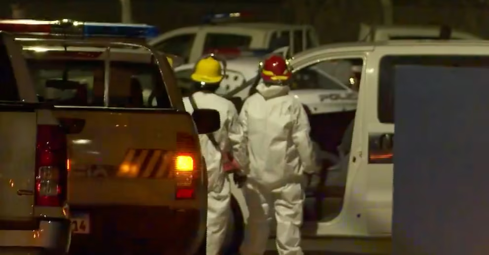 Escena del crimen en 18 de Mayo tras la inquietante confesión de un uruguayo