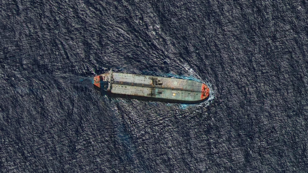 Petrolero venezolano incautado por EEUU en el Caribe